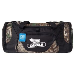Golden Pacific Dekalb Duffel Bag Black Camo Hunting Tactical Farming Travel NWT